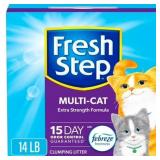 Fresh Step Multi-Cat Scented Clumping Cat Litter w