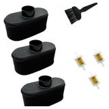 3 pcs 11013-7047 Air Filter with Pre Filter + 3 pc