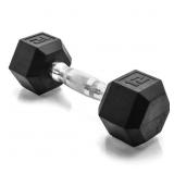 CAP Barbell CAP 12 LB Coated Hex Dumbbell Weight,