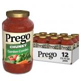 Prego Chunky Garden Combo Pasta Sauce, 23.75 Oz Ja