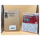 New lot of two allergy defense 16x20x1 air filters