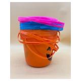 New 11 count Halloween candy buckets