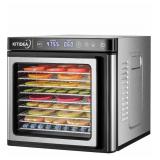 Food Dehydrator, 9 Stainless Steel Trays Dehydrato