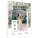 13x19 Photo Paper Glossy, Goefun 200 GSM/54 LB Pri