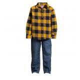 Size 4T Boys  Wrangler Jeans & Button Down Flannel