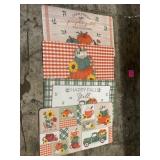 Lot Of 4 Different Autumn Door Mats