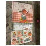 Lot Of 4 Different Autumn Door Mats