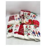 Large Christmas Kitchen Towels & Mini Mitts, Oven