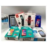 Lot Of 7 Pre Pay Phones Verizon, Total Wireless, N