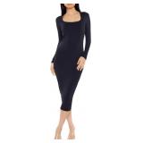 Medium Forever 21 Women's Contour Sculpt Midi Dres