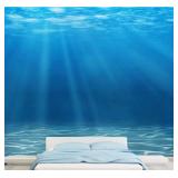 Water Ripples 3D Wall Murals, Warm Sunshine Wallpa