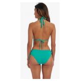 Size 6 Teal Color AMAVI Womens Plunge One Piece Sw