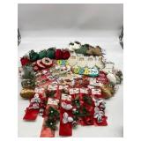 Large Lot Of Various Christmas Ornaments