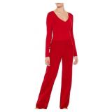 Large Forever 21 Women's Fitted V-neck Bodysuit