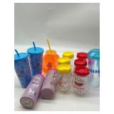 Lot of 12 Variety of Cups & Tumblers for Summertim