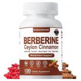 Berberine with Ceylon Cinnamon, 120 Count, 7 in 1