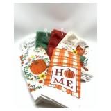 Set Of 19 Fall Design Kitchen Hand Towels