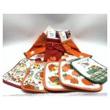 12 Piece Set Of Fall Inspired Kitchen Towels And P