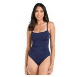 Size 4 La Blanca Women's One Piece Swimsuit Island