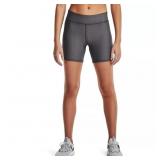 Women's Large Under Armour HeatGear Midrise Bike S