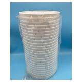Lot of 25 Plastic 5 Gallon Bucket Lids