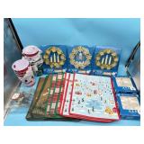 Lot of items for Christmas Holiday- tree toppers,