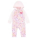 12 Months Hurley Baby Long Sleeve Hooded Coverall