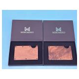 Lot of 2 MIROMIHO Minimalist Slim Wallet for Men -