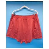 Size XL women s coral shorts with pockets