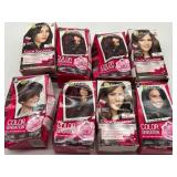Large Lot of 8 Garnier Permanent Hair Color Dye, V