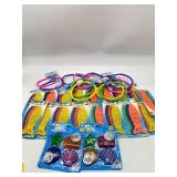Large Lot Of Various Pool Dive Toys