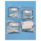 Lot of 4 Napier Women's Silvertone and White Pearl
