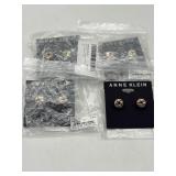 Lot of 4, Anne Klein Women's Pierced Earrings Knot