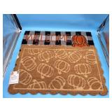 2pc Fall Harvest Coir Front Door Mats