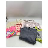 Lot Of 3 Tote Bags, Girls Long Sleve 6x Boys Light