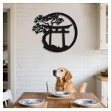 Unimart Japanese Metal Wall Decor Art, Japanese De