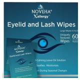 NOVEHA Allergy Relief Eyelid Wipes | Pre-moistened