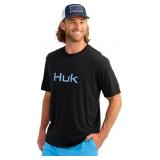XL HUK Men's Performance Fishing Logo Tee, Short S
