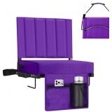 Stadium Seat for Bleachers with Back Support, Port