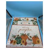 3pc Fall Harvest Tapestry Rug 20x30 inches