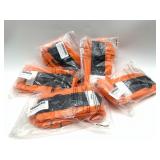 Size Medium 5pk Stance Icon Socks Orange