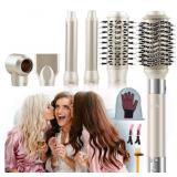 6-in-1 Ionic Hair Dryer Brush, Hot Air Styler 110,