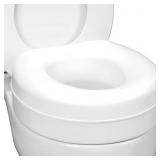 HealthSmart Raised Toilet Seat Riser That Fits Mos