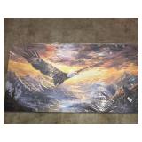 30 x60  Large Bald Eagle Canvas Wall Decoration