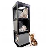 Skywin Modern 3-Level 60' Cat Tree with Sisal Scra