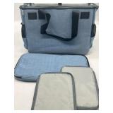 Lorzon Sewing Machine Travel Bag, Blue, 18 x 12 In