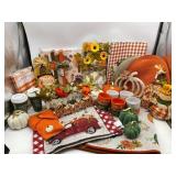 XL Fall Decor Lot. Mix Of Various Placemats, Bowel