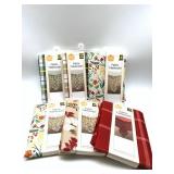 52in X 70in Ser Of 6 Fall Themed Fabric Tablecloth