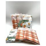 52in X 70in Pack Of Six Fall Themed Rectangular Ta