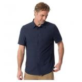 Size S BASS OUTDOOR Men's Short Sleeve Uv Protecti